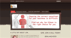 Desktop Screenshot of jongibsonconsulting.com